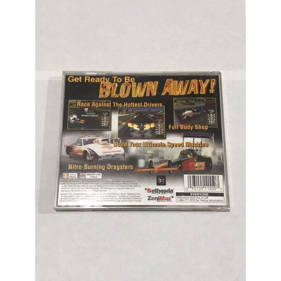PS1: IHRA Motorsport, Drag Racing, PlayStation 1 - Picture 2 of 3